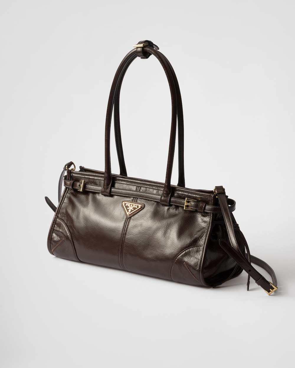 Prada Bonnie Medium Leather Handbag - Image 7